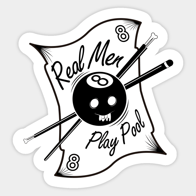 Pool player Sticker by ORTEZ.E@GMAIL.COM